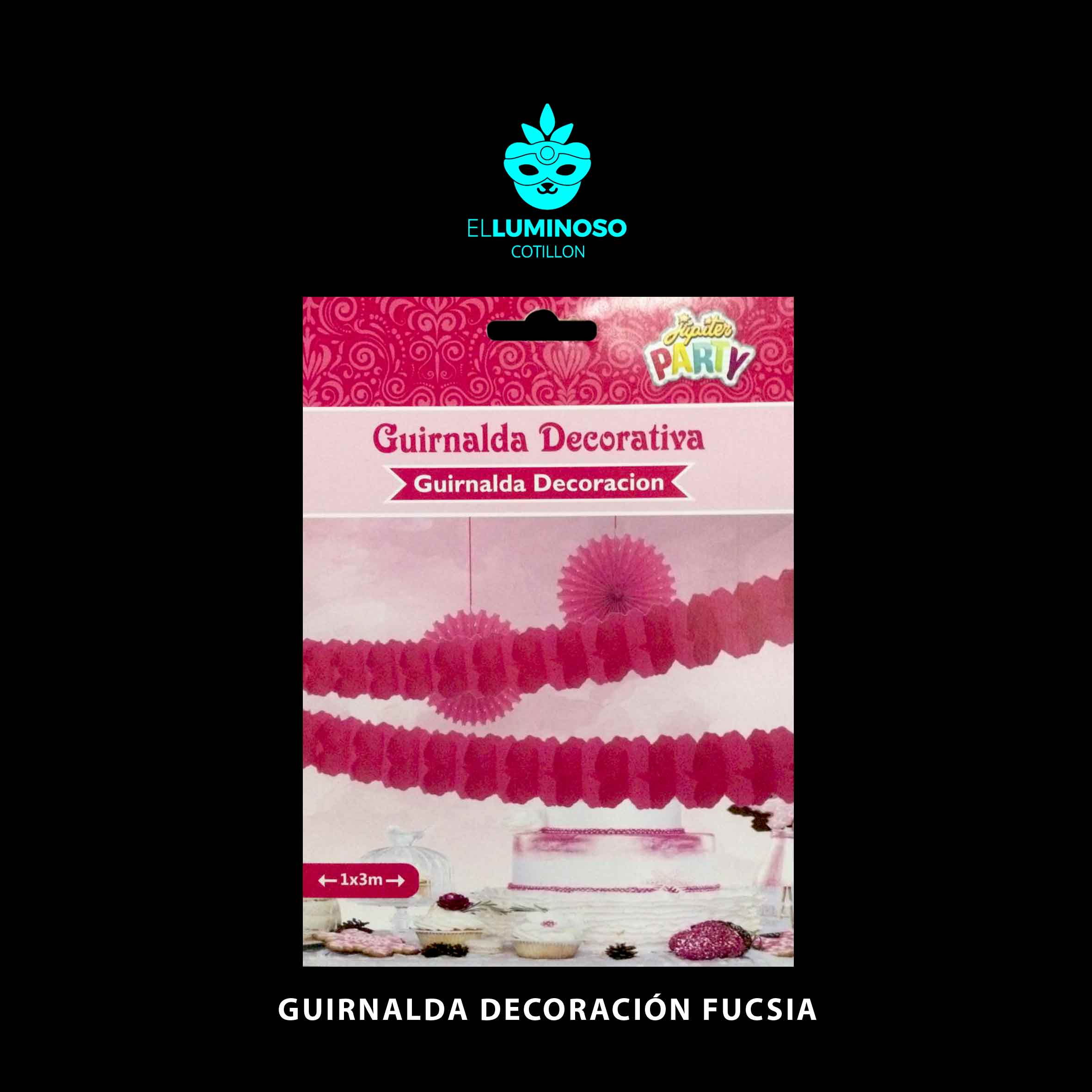 GUIRNALDA FANTASIA FUCSIA
