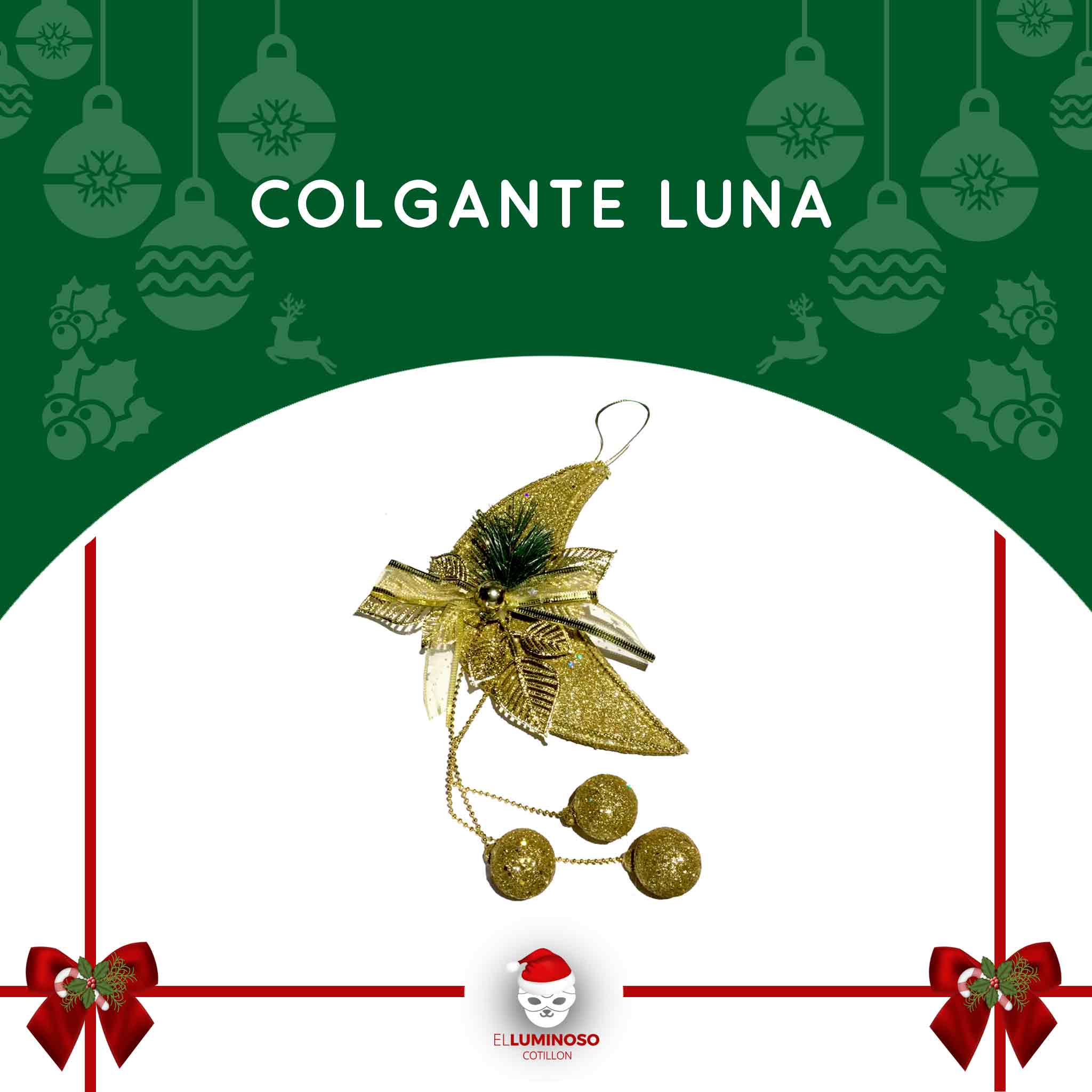 COLGANTE LUNA NAVIDEÑO