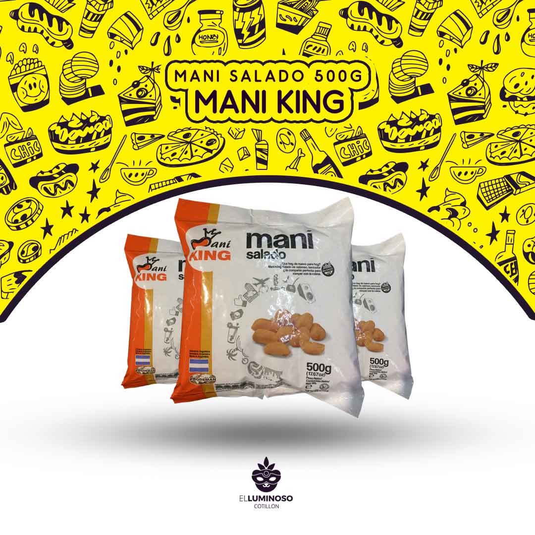 MANI KING SALADO SIN PIEL 500GR