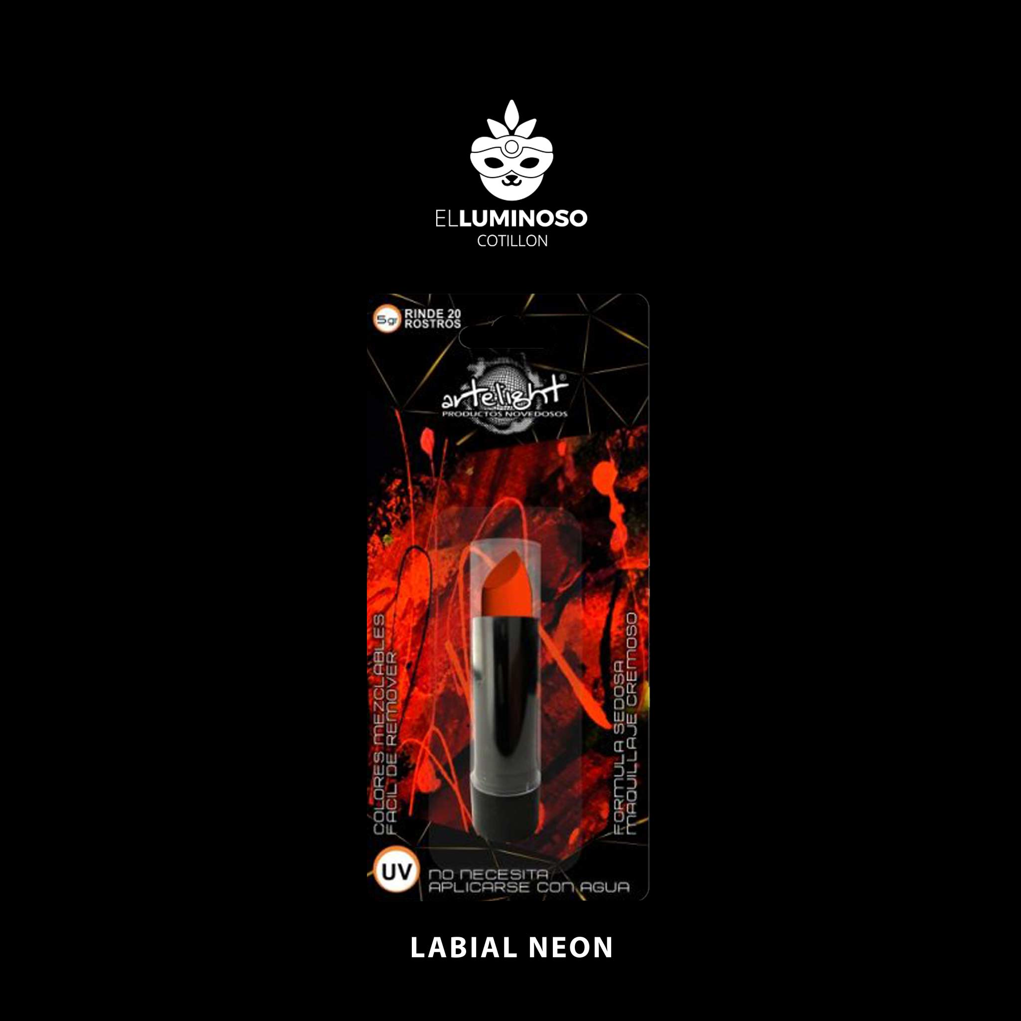 LABIAL FLUO NARANJA