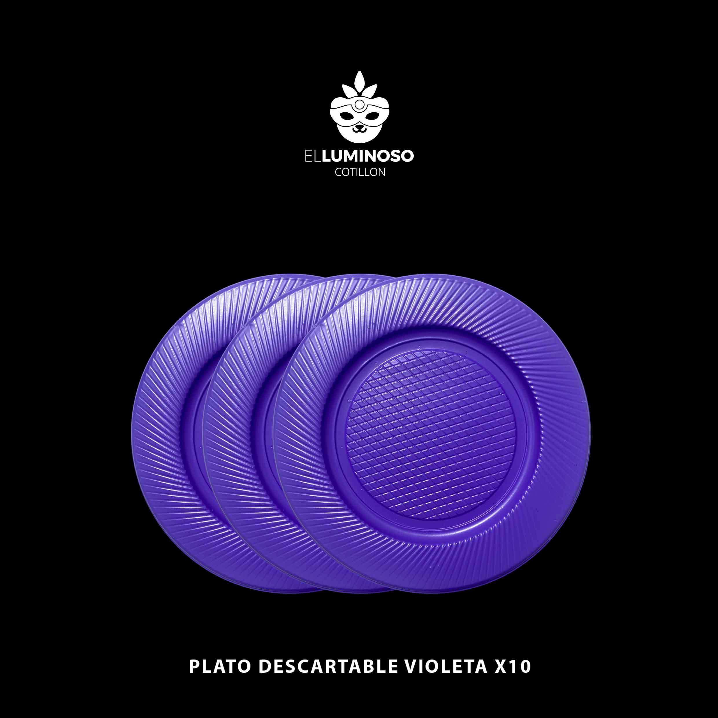 PLATO VIOLETA 17CM X10