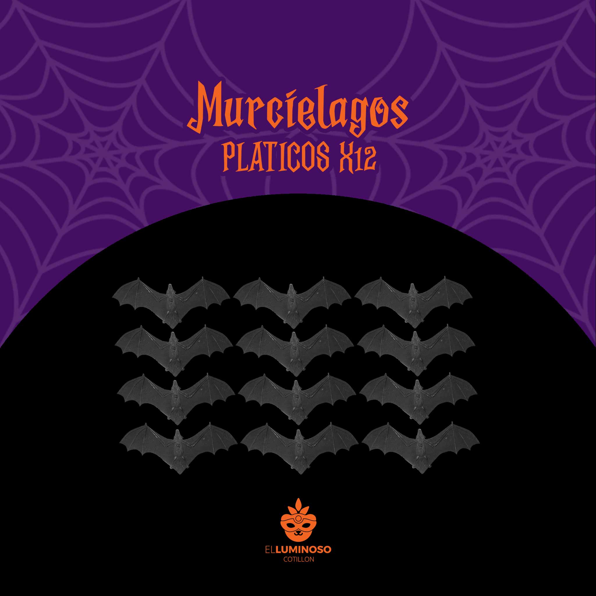MURCIELAGOS PLASTICOS X12