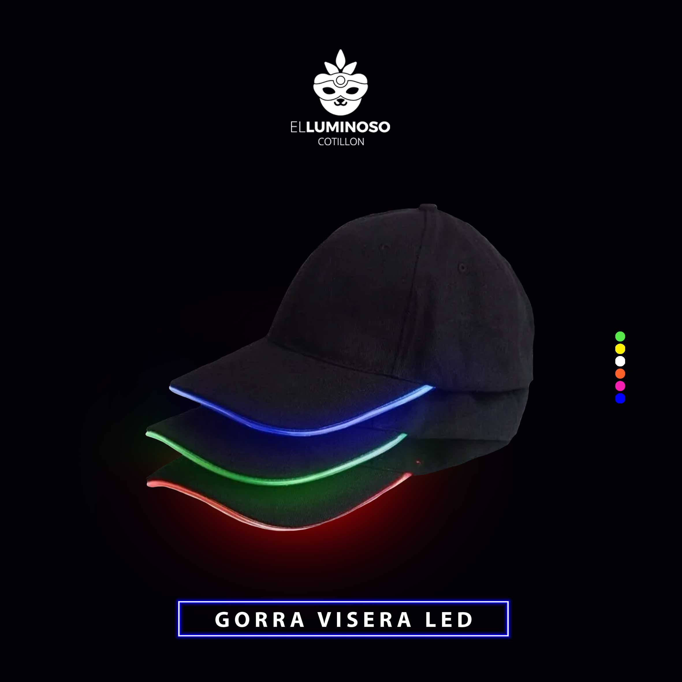 GORRA VISERA LED