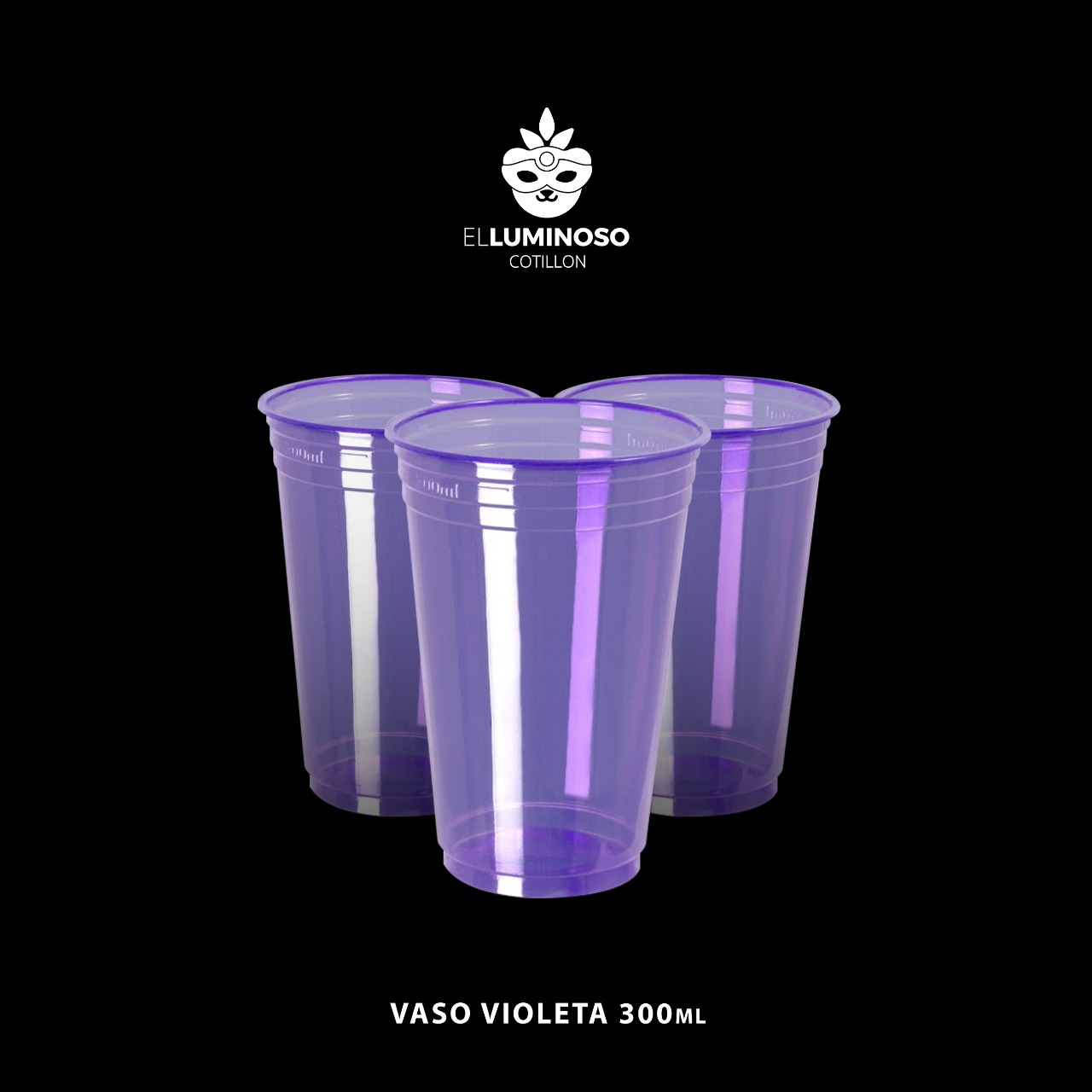 VASO COPOBRAS VIOLETA 300ML X25