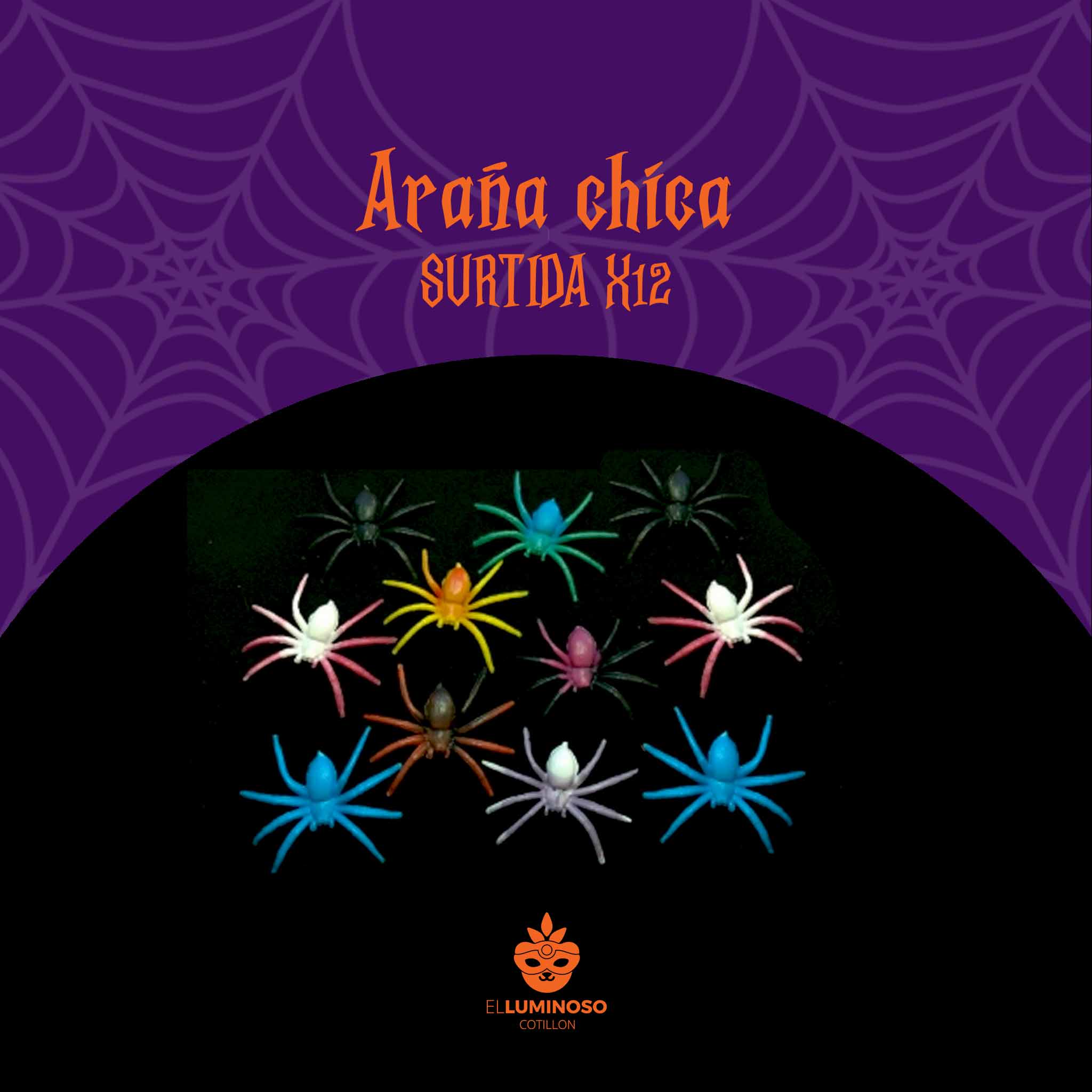 ARAÑA CHICA SURTIDA X12
