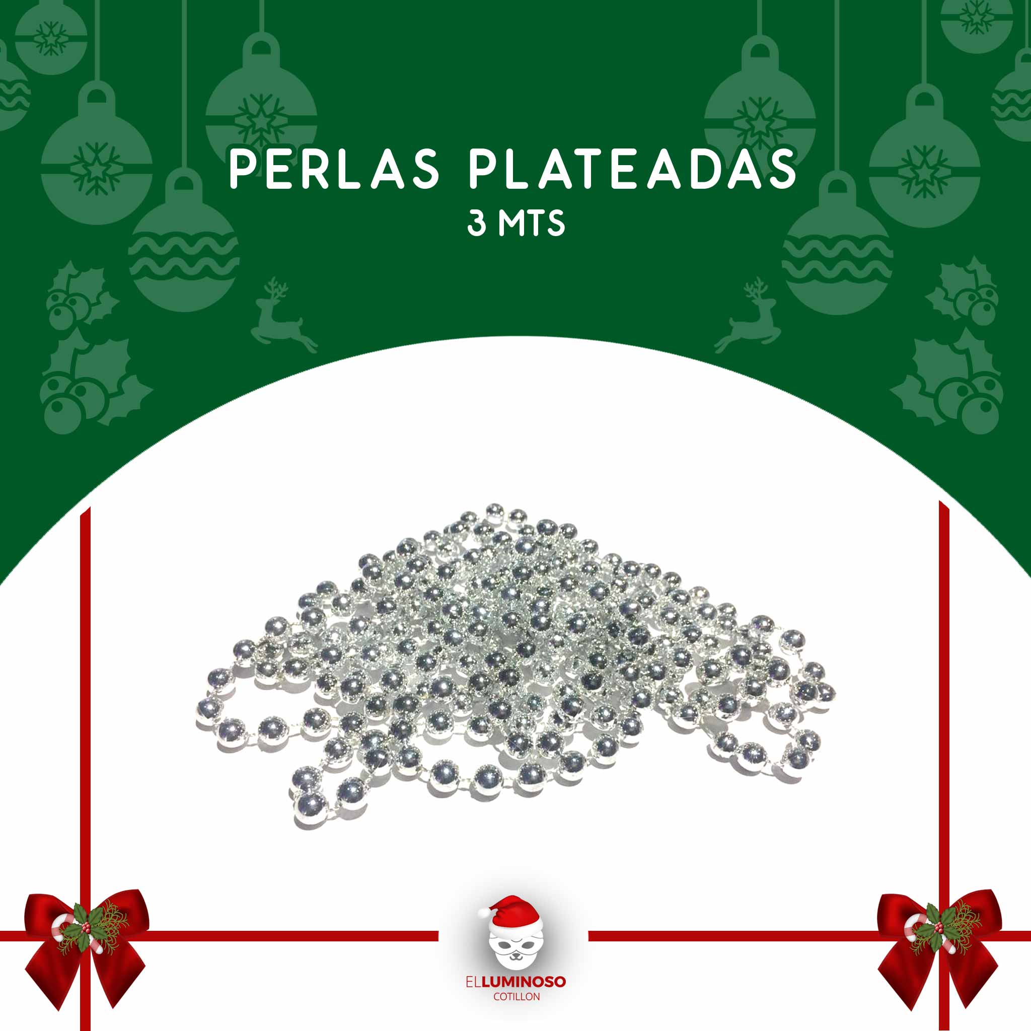 PERLAS PLATEADAS 3 MTS