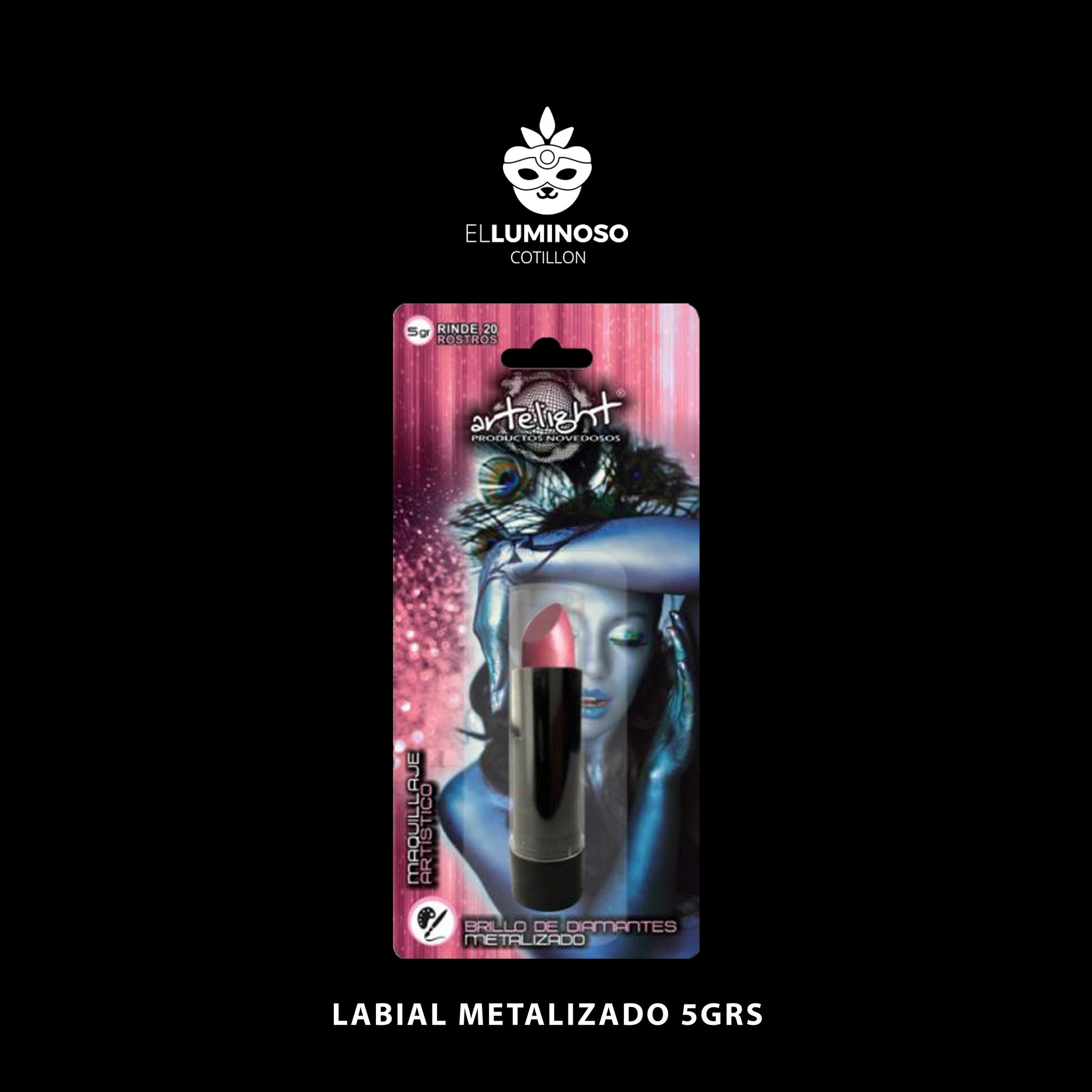 LABIAL METALIZADO ROSA