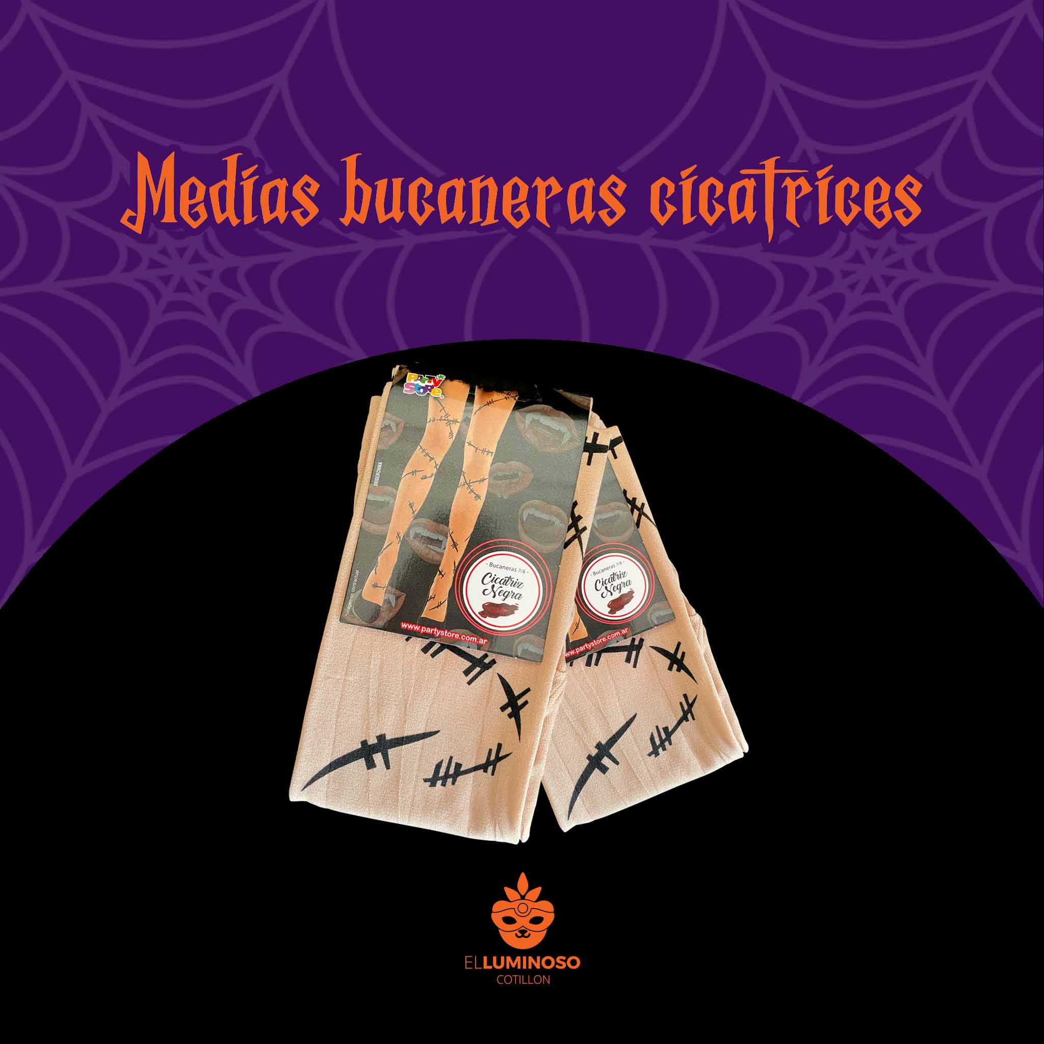 MEDIAS BUCANERAS CICATRICES TM003