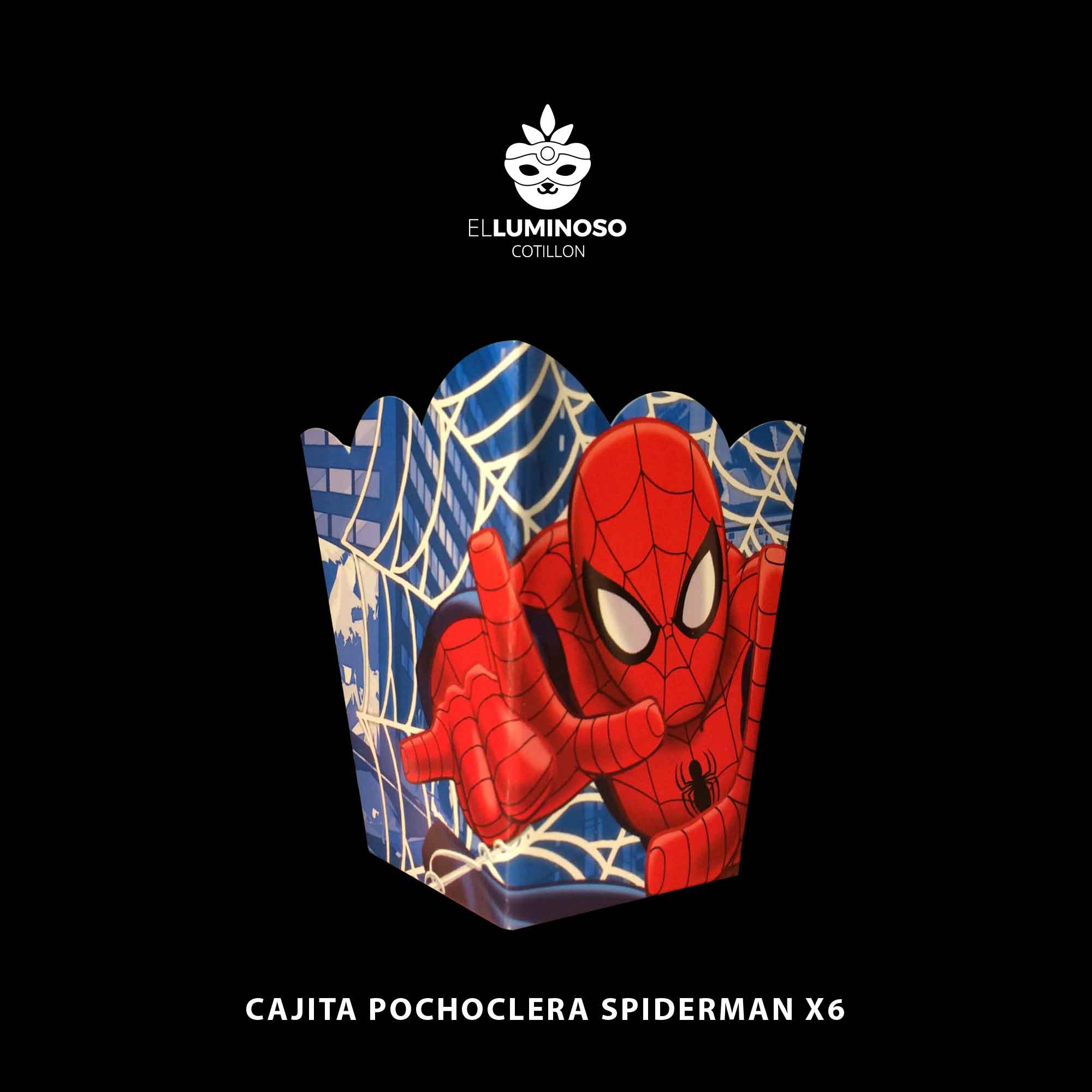 SPIDERMAN POCHOCLERA X6