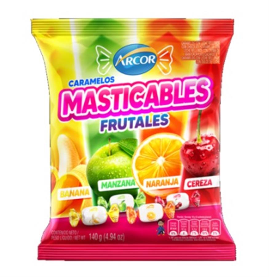 MASTICABLE ARCOR FRUTAL X 120GRS