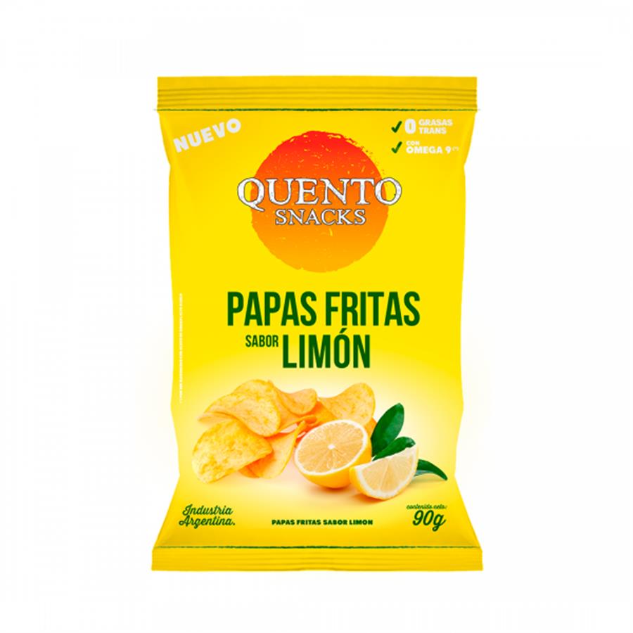 QUENTO PAPAS LIMON X90GRS