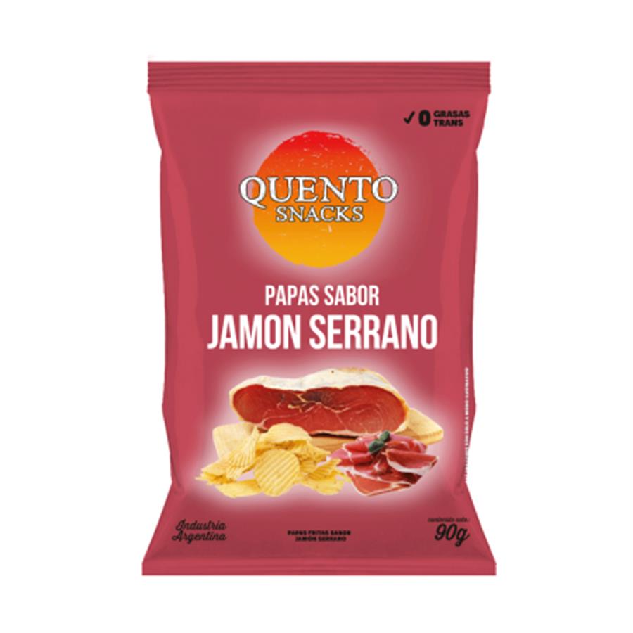 QUENTO PAPAS JAMON SERRANO X90GRS