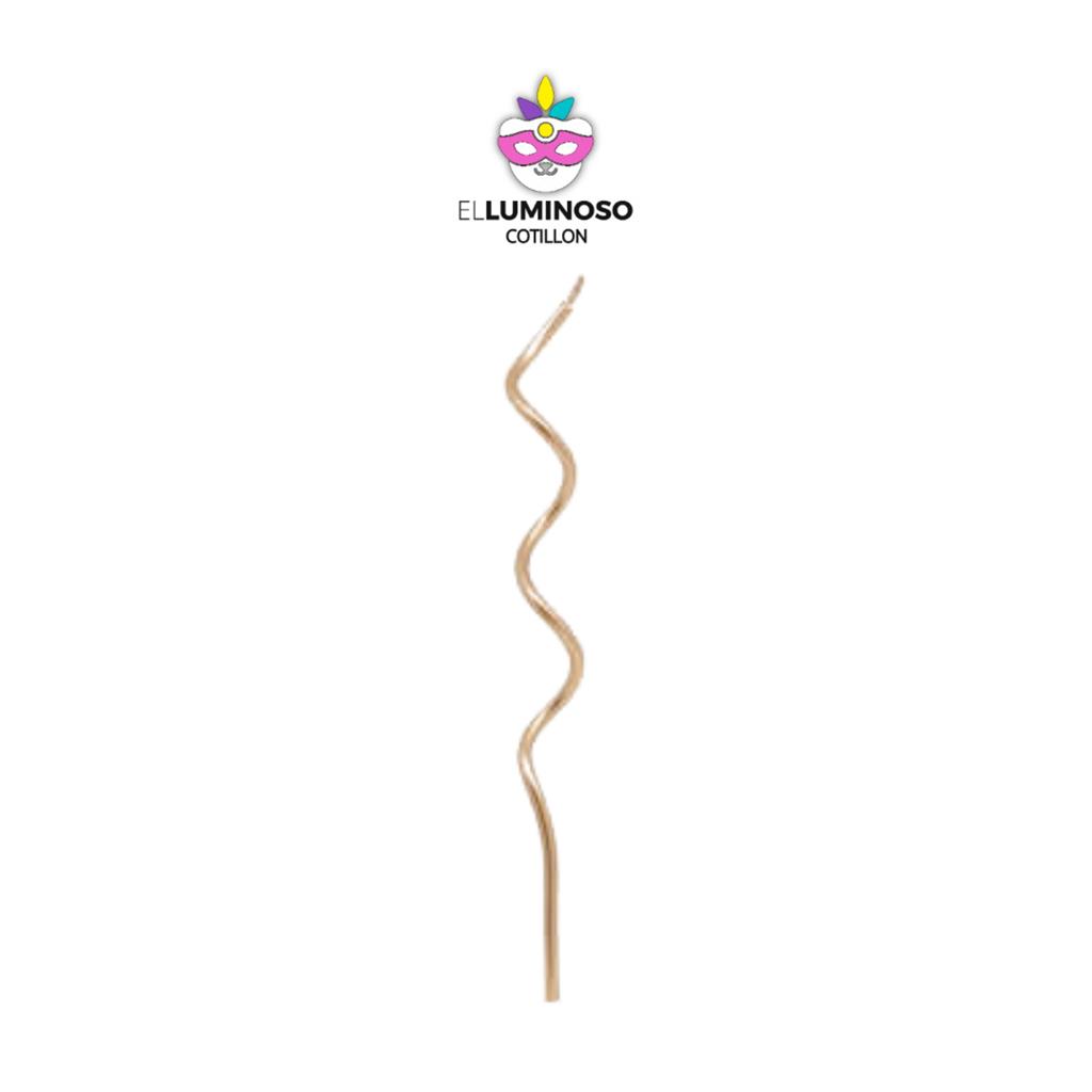 VELAS TWIST DORADAS X12UN VTTDO