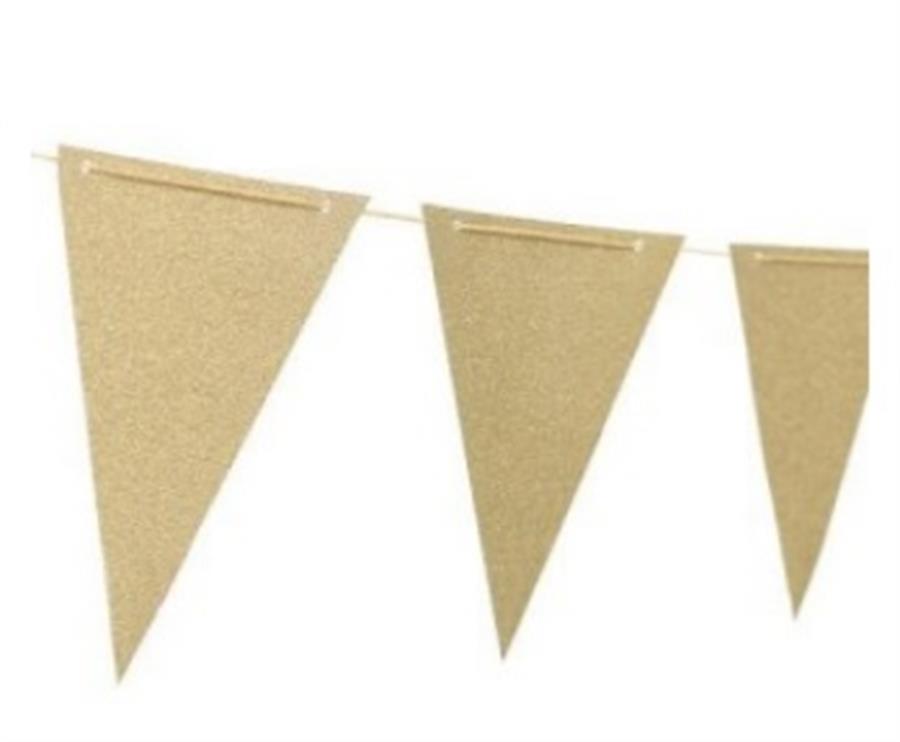 BANDERINES DORADOS GLITTER PS BADO02