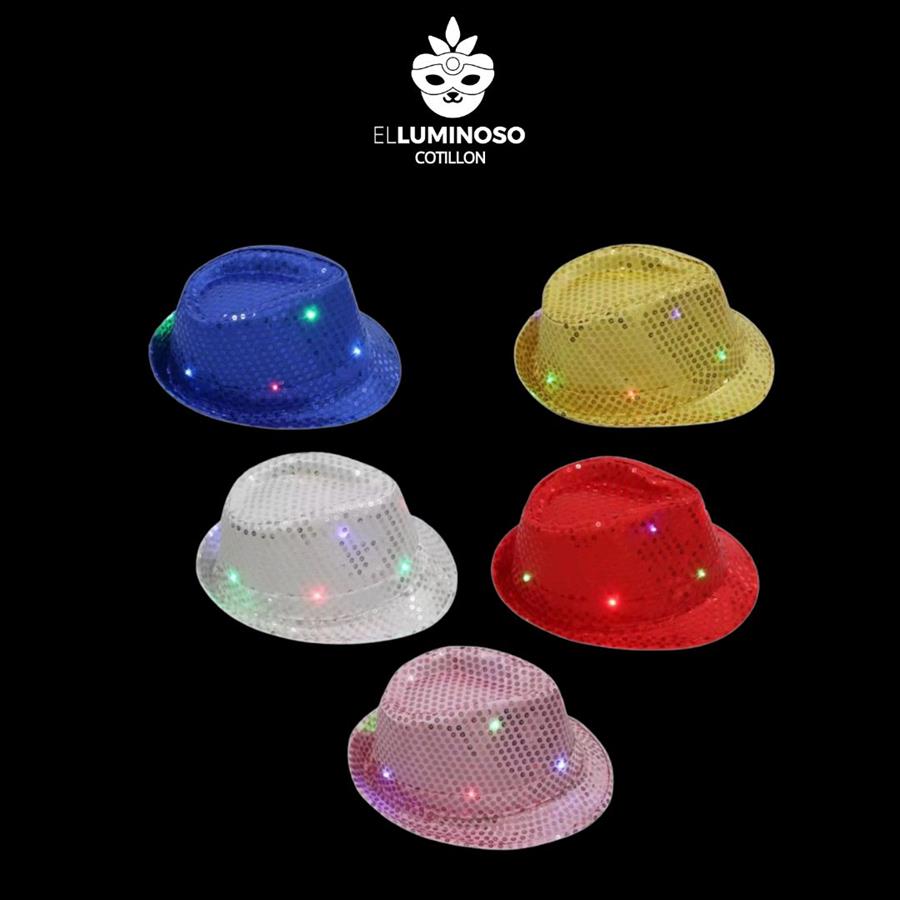 SOMBRERO FUNYI LENTEJUELA LED
