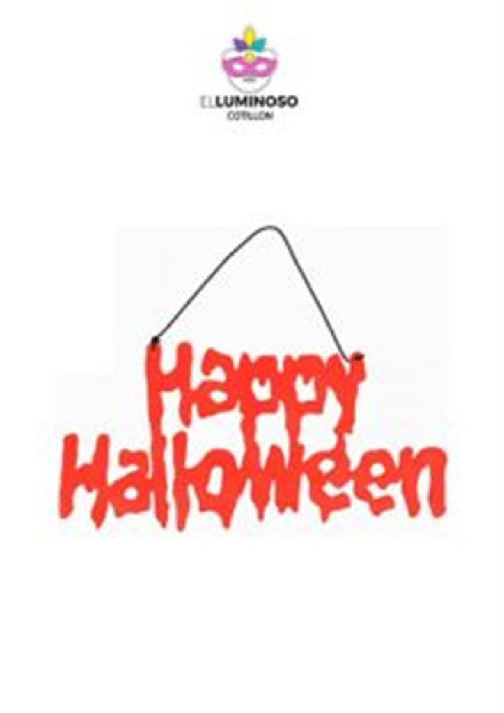 ADORNO HAPPY HALLOWEEN NARANJA STASSIO