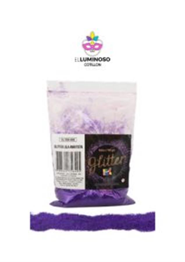 GLITTER PS BOLSA X100GR LILA AMATISTA GL100