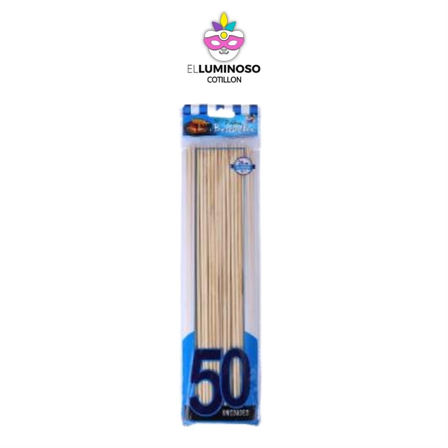 PALITO BROCHETTE 25CM X50 PA2550