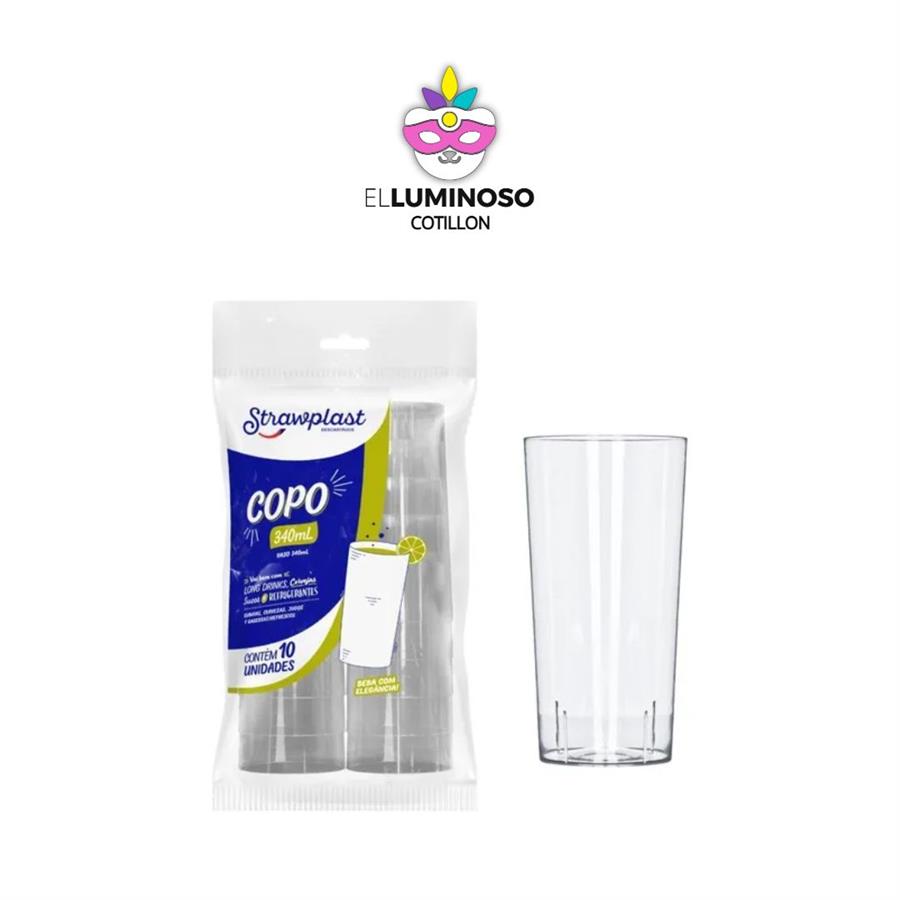 VASO CRISTAL 340ML X10 LONG DRINK ST354