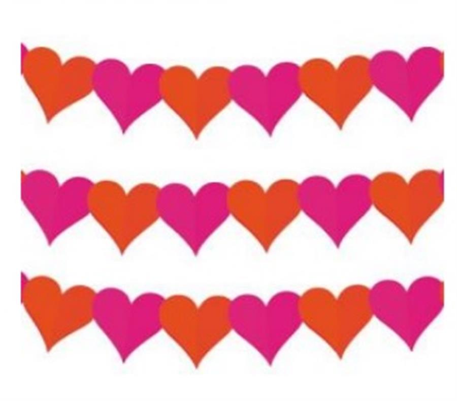 GUIRNALDA CORAZON ROJO AMORE GUT14