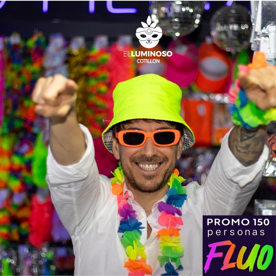 PROMO 150 PERSONAS FLUO