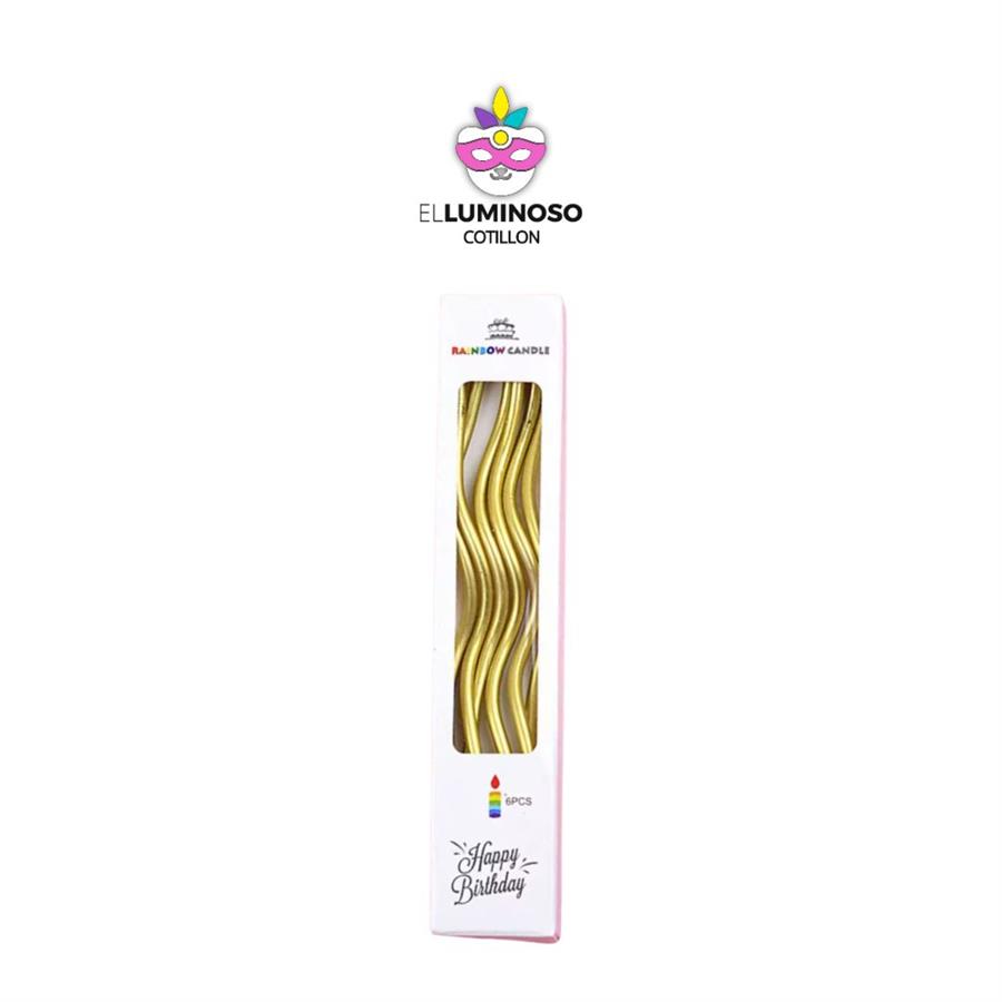 VELA HAPPY BIRTHDAY 6PCS TIRABUZON 89881 DORADO