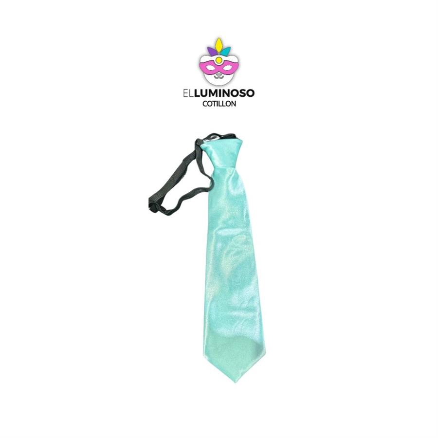 CORBATA DE TELA PREMIUM SUGAR VERDE AGUA SPA137 CHICA