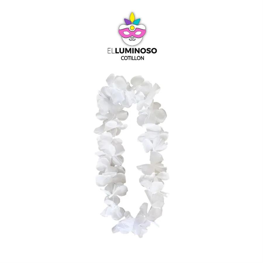 COLLAR HAW JUP FLOR DOBLE BLANCO