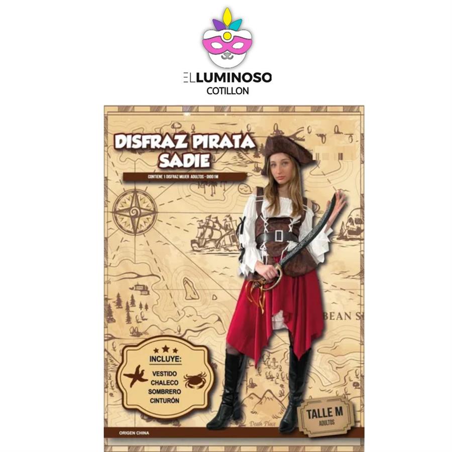 DISFRAZ PIRATA MUJER M DI001M