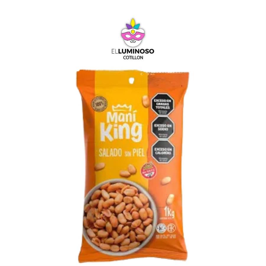 MANI KING SALADO SIN PIEL 1 KG