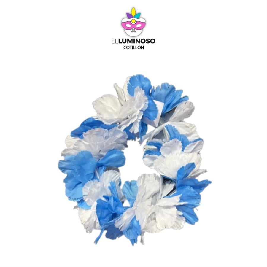 VINCHA SEDA FT BLANCO Y CELESTE ARGENTINA