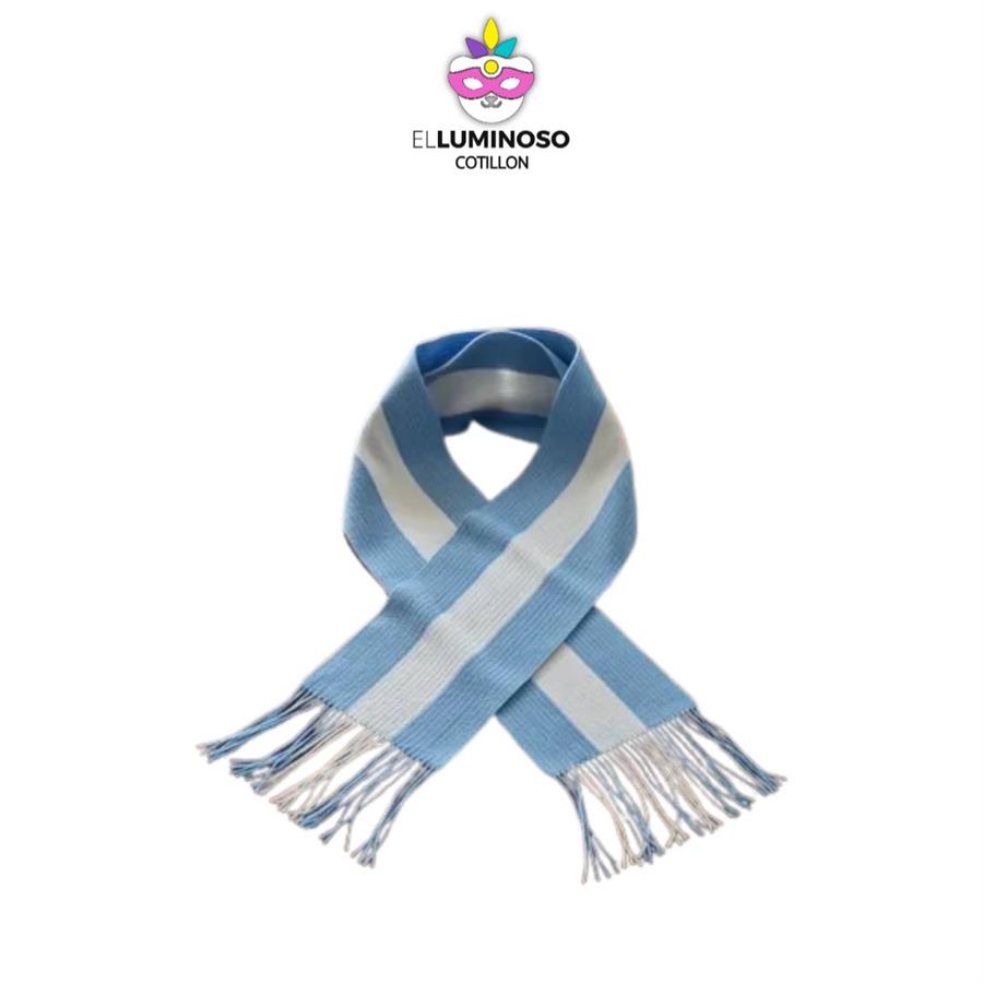 BUFANDA VINCHA ARGENTINA TELA C/FLECO X1