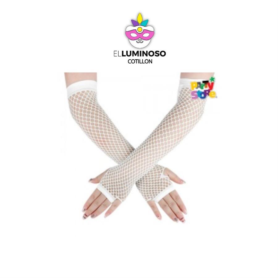 GUANTES RED LARGO BLANCO