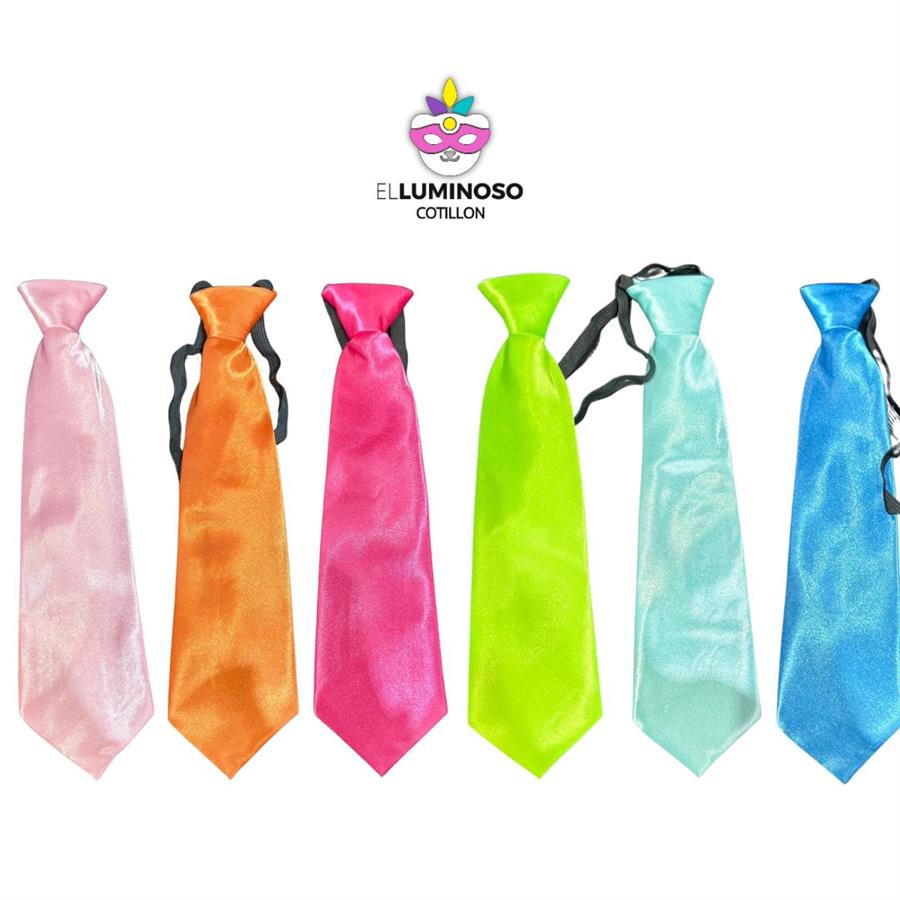 CORBATA DE TELA PREMIUM SUGAR SPA137 CHICA X10