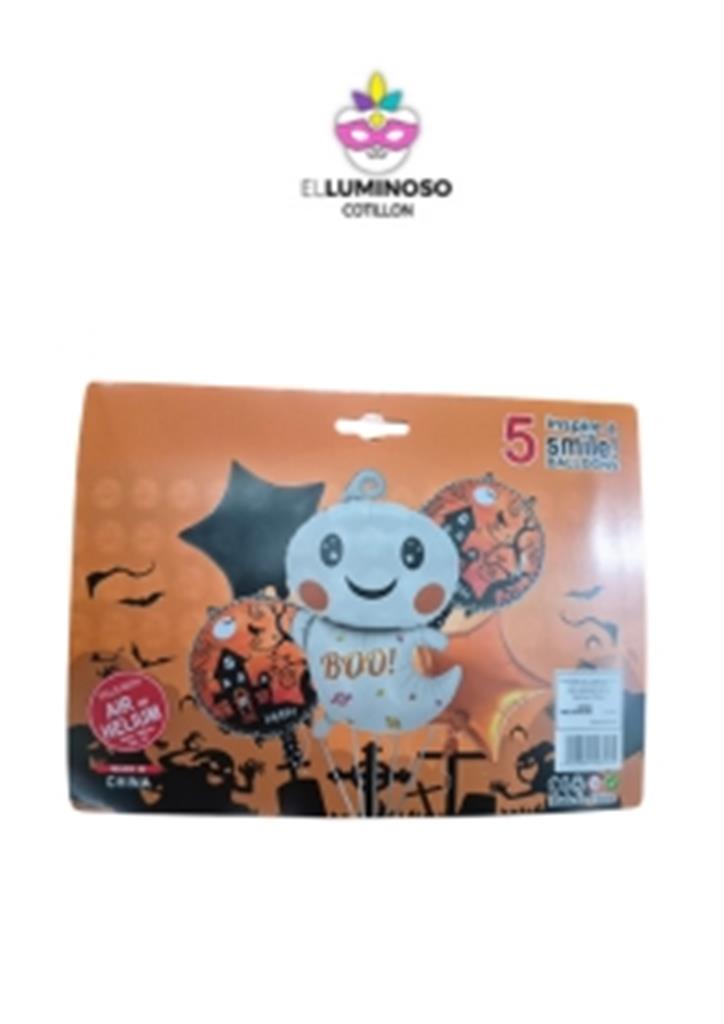 SET GLOBOS HALL X5PCS COD4203