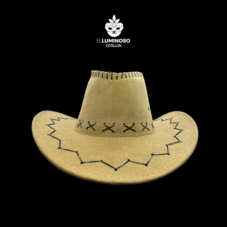 SOMBRERO COWBOY MARRON CLARO MM167-02
