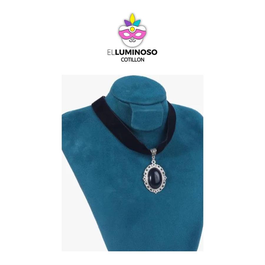 CHOKER VIUDA NEGRA AC595