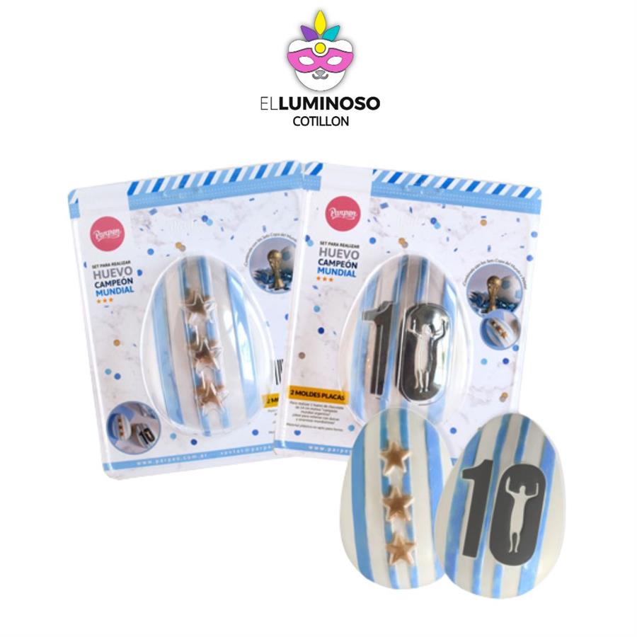 PARPEN SET PLACA HUEVO CAMPEON MUNDIAL SPHM