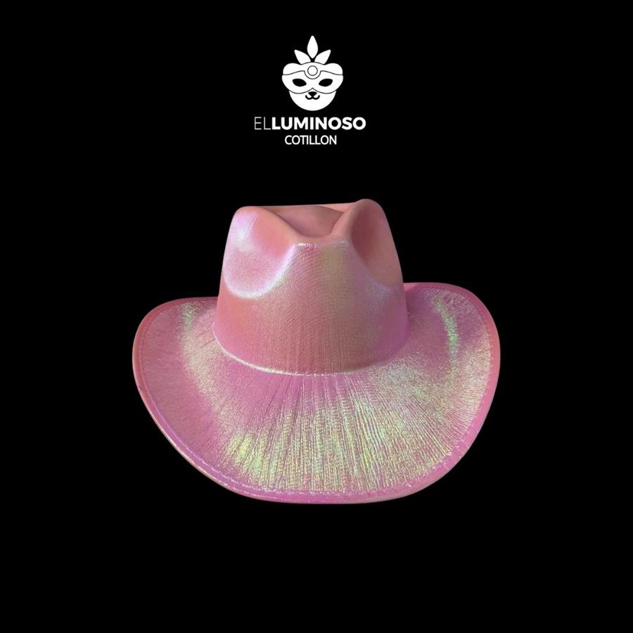 SOMBRERO COWBOY TORNASOLADO ROSA
