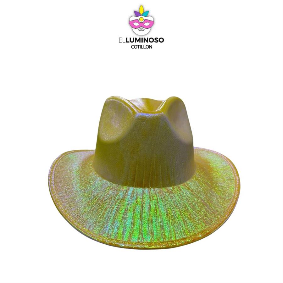 SOMBRERO COWBOY TORNASOLADO AMARILLO