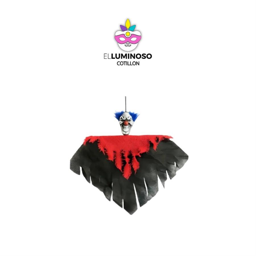 DECORATIVO PAYASO ROJO Y NEGRO