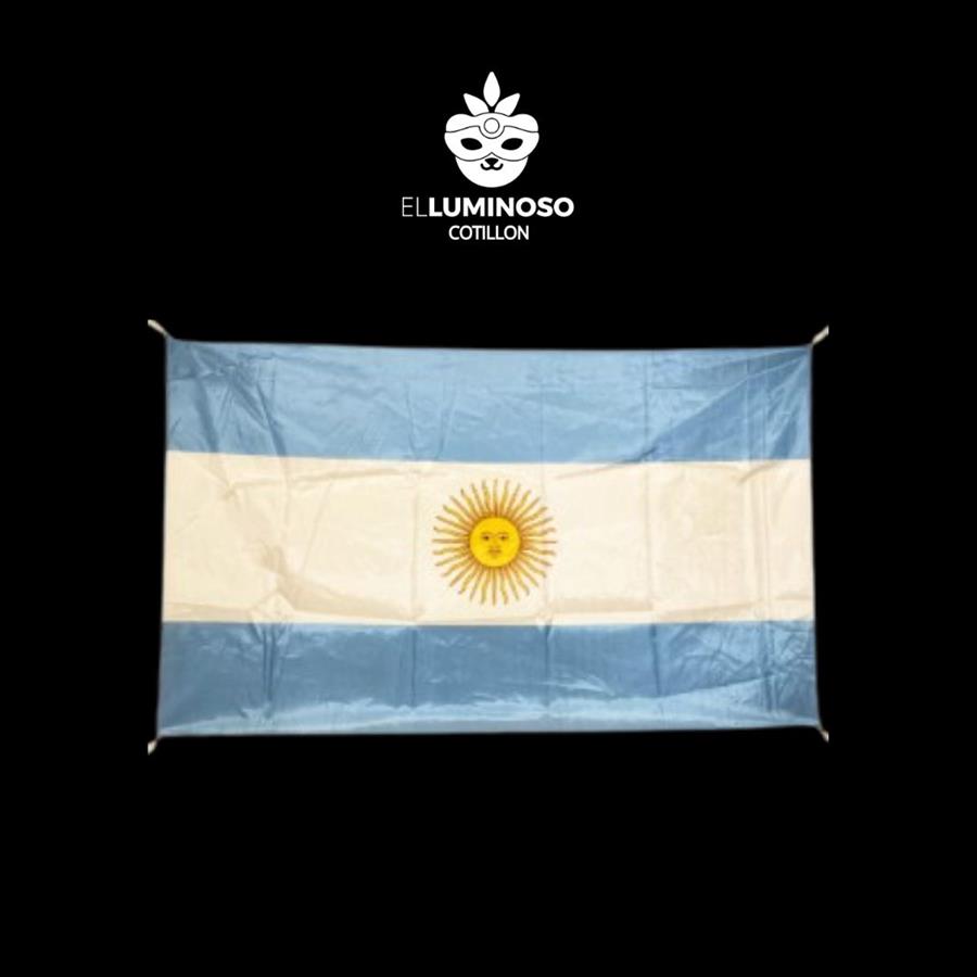 BANDERA TELA ARGENTINA PREMIUM 90X150CM ARG01