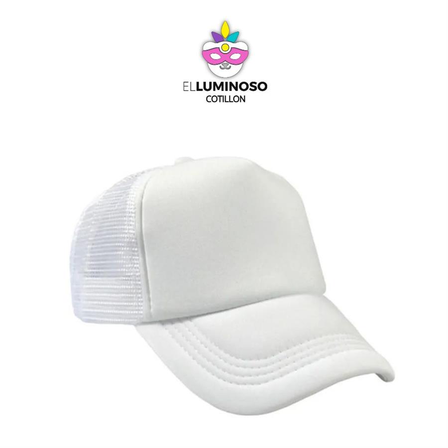 GORRA TRUCKER BLANCA X1
