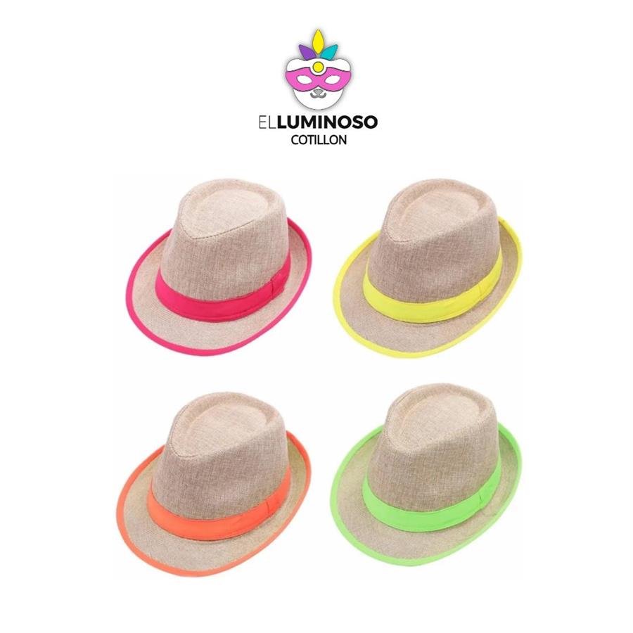 SOMBRERO GUAPO TELA BEIGE C/FLUO PSGO009