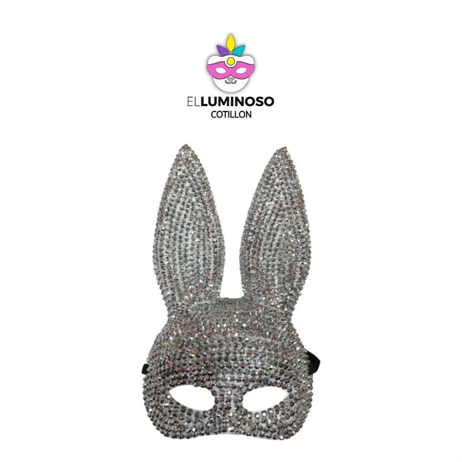MASCARA CONEJA SEXY BUNNY CON STRASS HD783