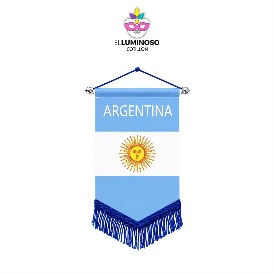BANDERIN ARGENTINA 21X33 CM ARBCC