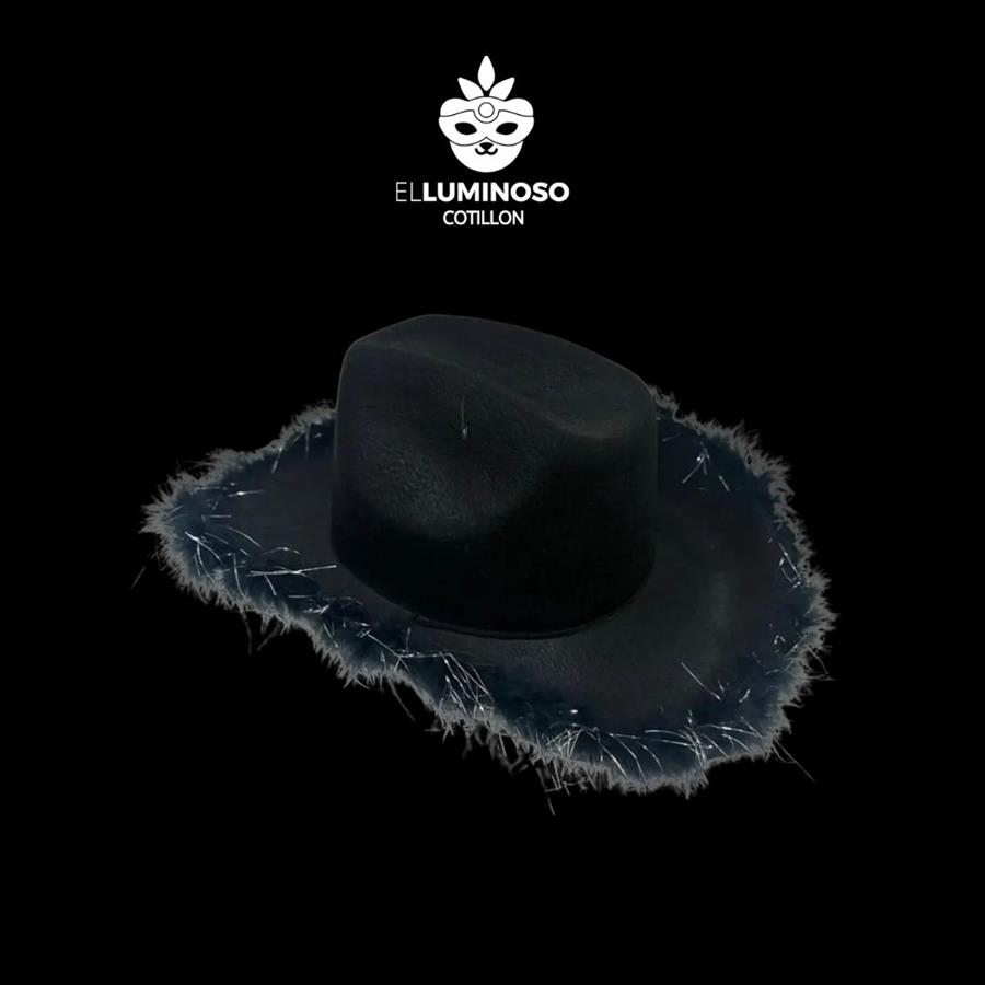 GORRO COWBOY BOA NEGRO MM204-01N