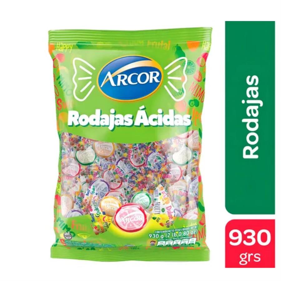 CARAMELO DURO RODAJAS ACIDAS X 930GRS